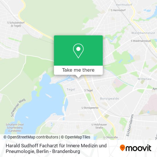 Harald Sudhoff Facharzt für Innere Medizin und Pneumologie map