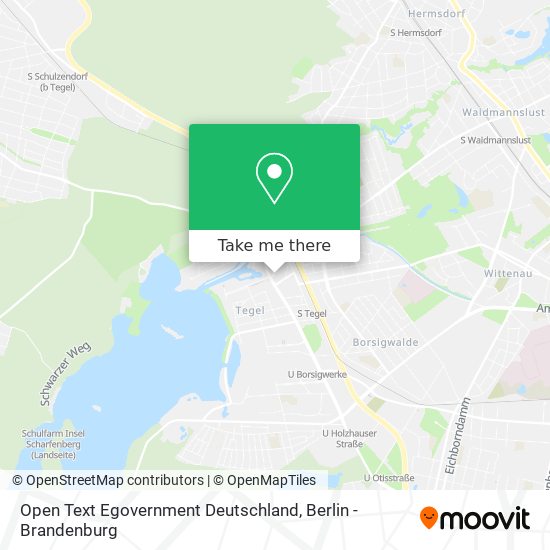 Open Text Egovernment Deutschland map