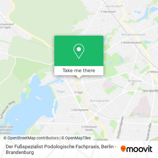 Карта Der Fußspezialist Podologische Fachpraxis