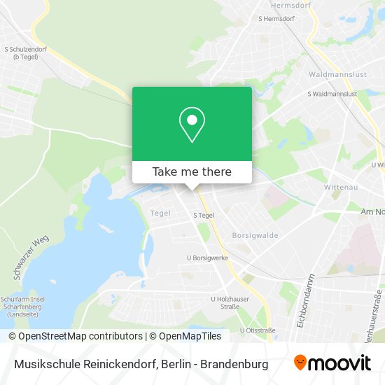 Musikschule Reinickendorf map