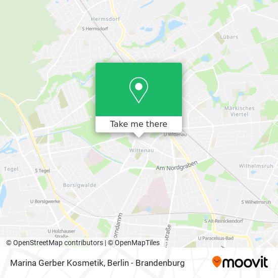 Marina Gerber Kosmetik map