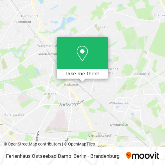 Карта Ferienhaus Ostseebad Damp