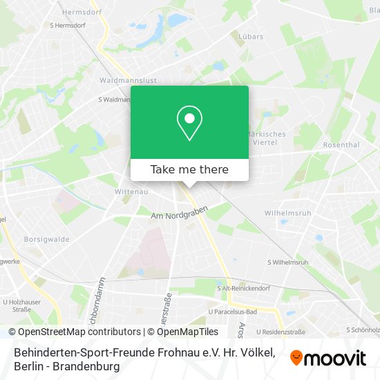 Behinderten-Sport-Freunde Frohnau e.V. Hr. Völkel map