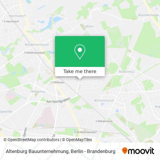 Altenburg Bauunternehmung map