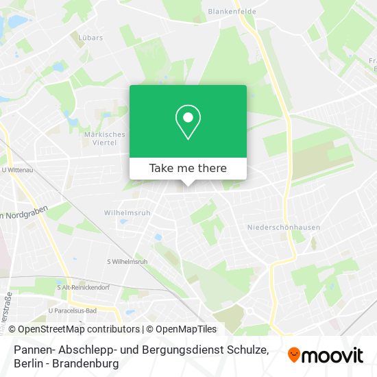 Pannen- Abschlepp- und Bergungsdienst Schulze map