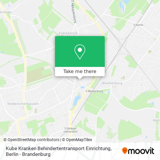 Kube Kranken Behindertentransport Einrichtung map