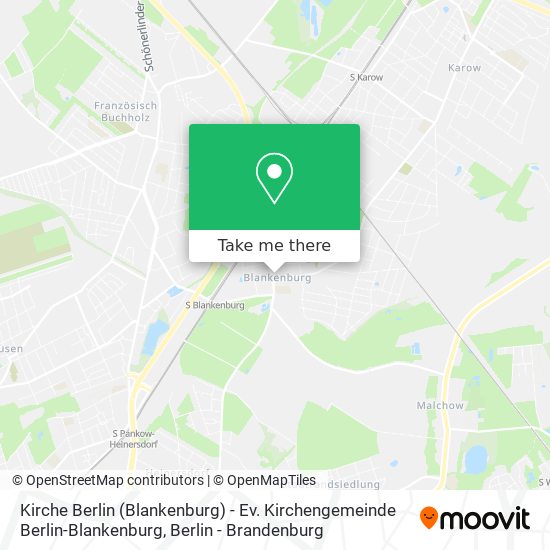 Kirche Berlin (Blankenburg) - Ev. Kirchengemeinde Berlin-Blankenburg map