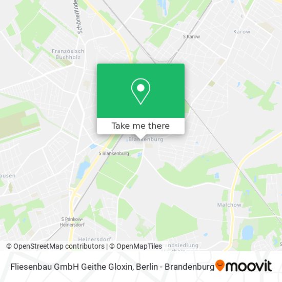 Fliesenbau GmbH Geithe Gloxin map