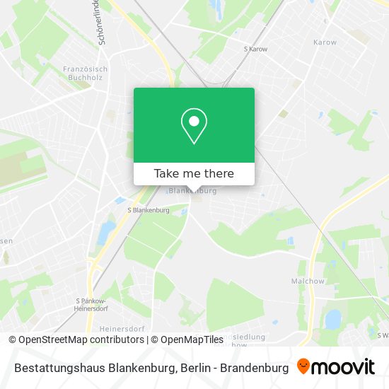 Bestattungshaus Blankenburg map