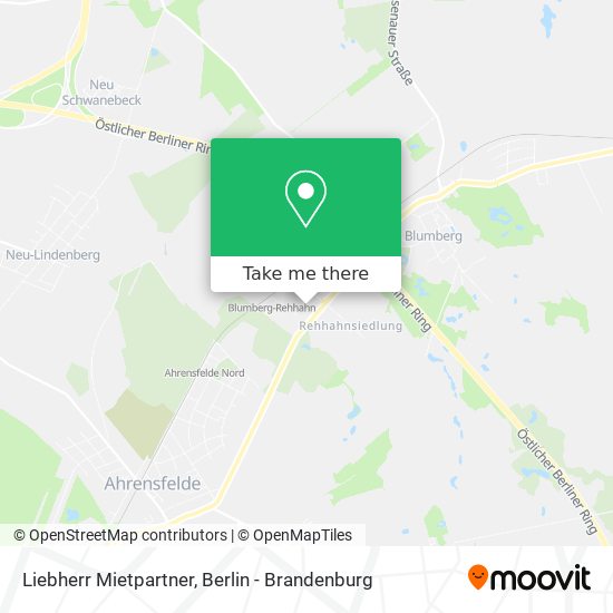 Liebherr Mietpartner map