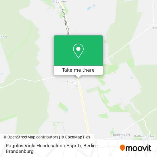 Карта Rogolus Viola Hundesalon \ Esprit\