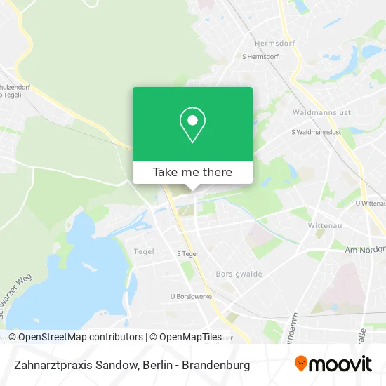 Карта Zahnarztpraxis Sandow
