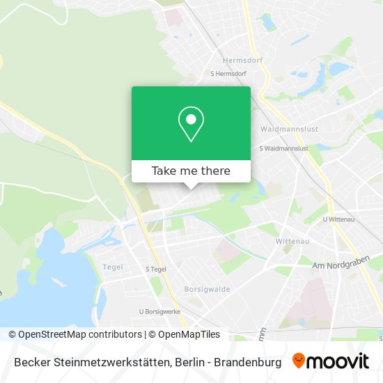 Becker Steinmetzwerkstätten map