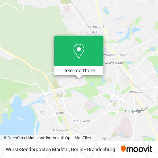Карта Wurst-Sonderposten Markt II