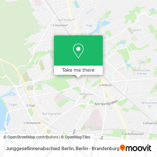 Карта Junggesellinnenabschied Berlin