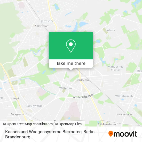 Карта Kassen und Waagensysteme Bermatec