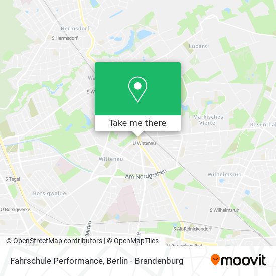 Fahrschule Performance map