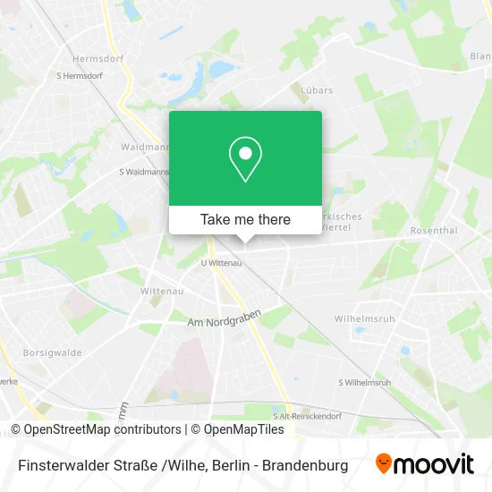 Карта Finsterwalder Straße /Wilhe