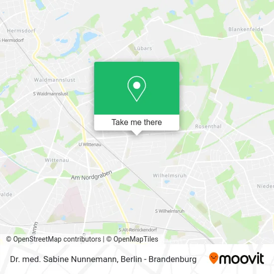 Карта Dr. med. Sabine Nunnemann