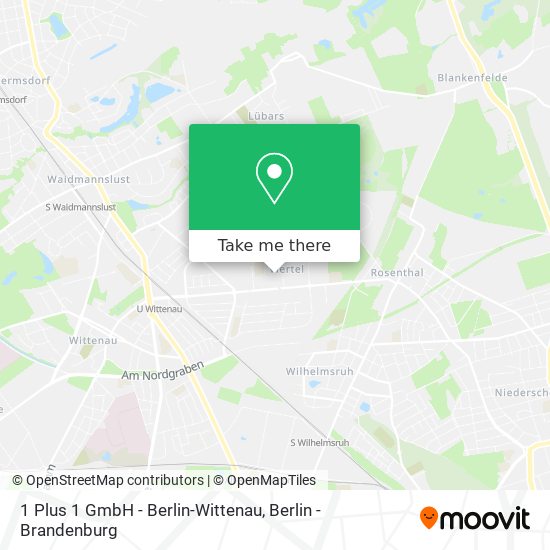 Карта 1 Plus 1 GmbH - Berlin-Wittenau