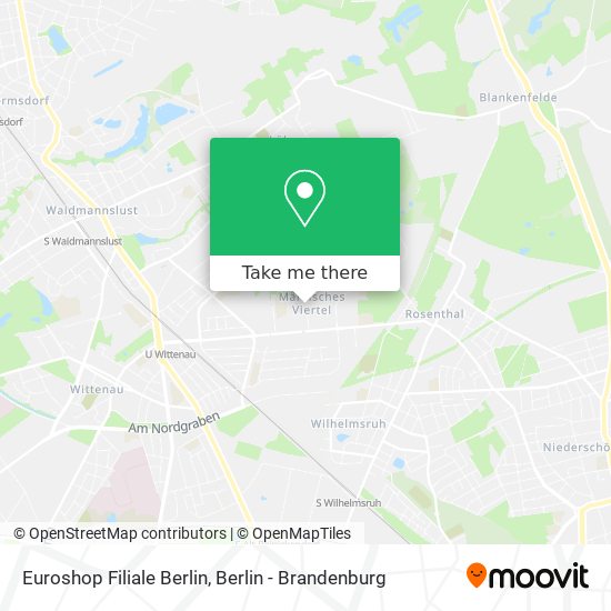 Euroshop Filiale Berlin map