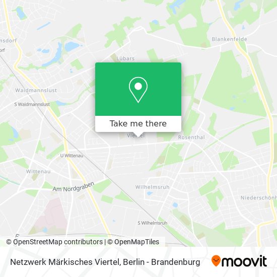 Карта Netzwerk Märkisches Viertel