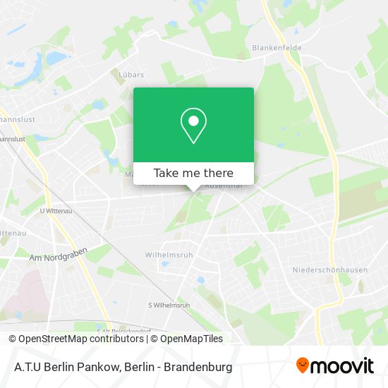A.T.U Berlin Pankow map