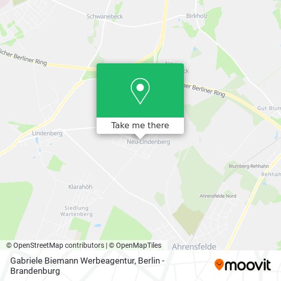 Gabriele Biemann Werbeagentur map