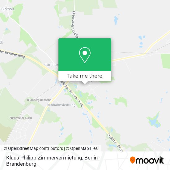 Klaus Philipp Zimmervermietung map