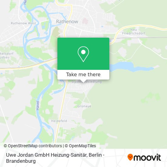 Карта Uwe Jordan GmbH Heizung-Sanitär