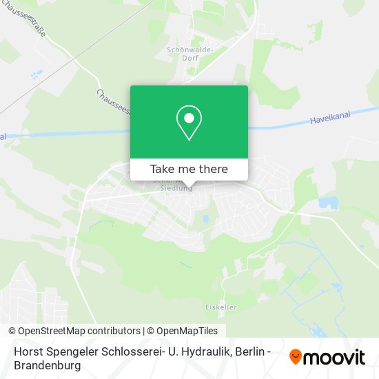 Horst Spengeler Schlosserei- U. Hydraulik map