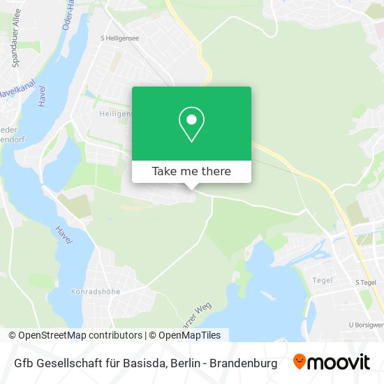 Gfb Gesellschaft für Basisda map