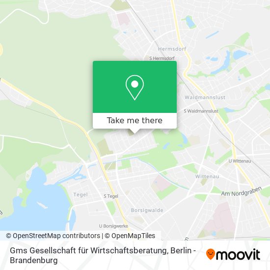 Gms Gesellschaft für Wirtschaftsberatung map