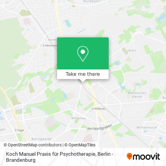 Карта Koch Manuel Praxis für Psychotherapie