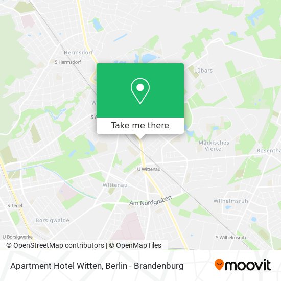 Apartment Hotel Witten map