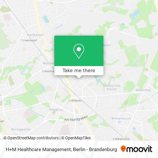 H+M Healthcare Management map