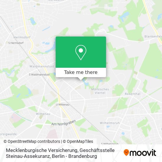 Mecklenburgische Versicherung, Geschäftsstelle Steinau-Assekuranz map