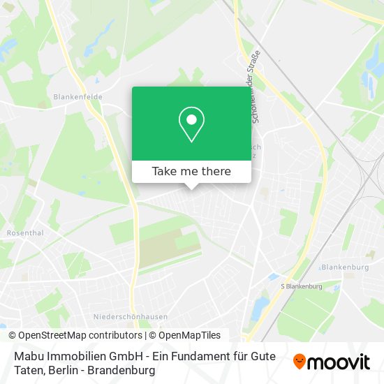 Mabu Immobilien GmbH - Ein Fundament für Gute Taten map