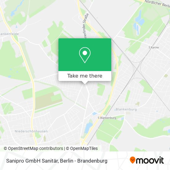 Карта Sanipro GmbH Sanitär