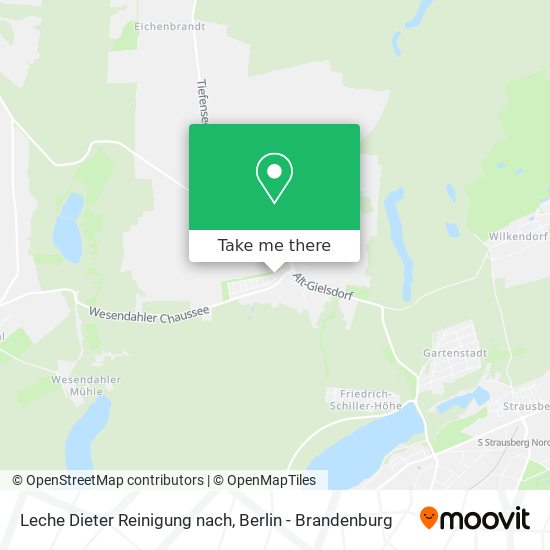 Leche Dieter Reinigung nach map
