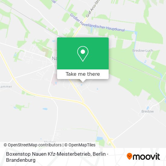 Boxenstop Nauen Kfz-Meisterbetrieb map