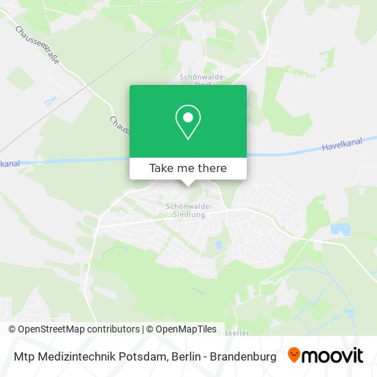 Mtp Medizintechnik Potsdam map