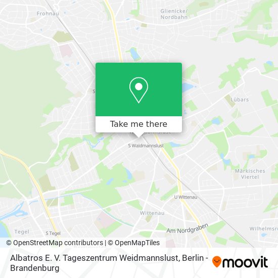 Albatros E. V. Tageszentrum Weidmannslust map