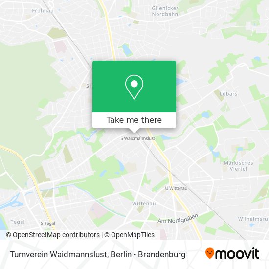 Turnverein Waidmannslust map