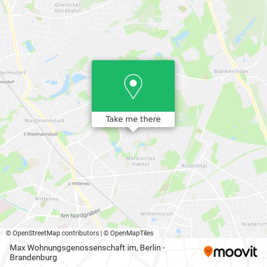 Max Wohnungsgenossenschaft im map