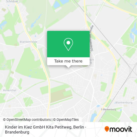 Kinder im Kiez GmbH Kita Petitweg map