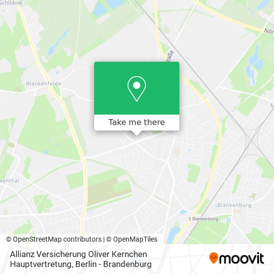 Allianz Versicherung Oliver Kernchen Hauptvertretung map