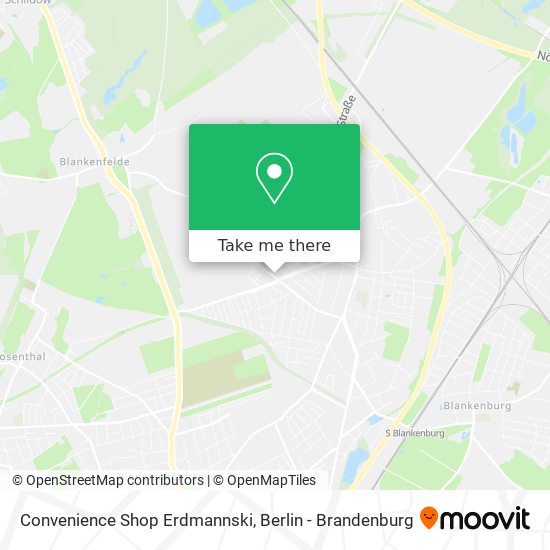 Convenience Shop Erdmannski map