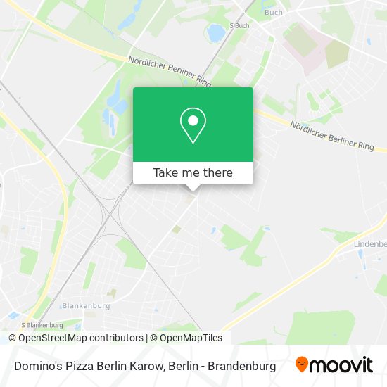 Domino's Pizza Berlin Karow map