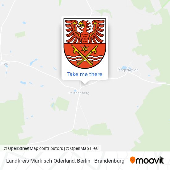 Карта Landkreis Märkisch-Oderland